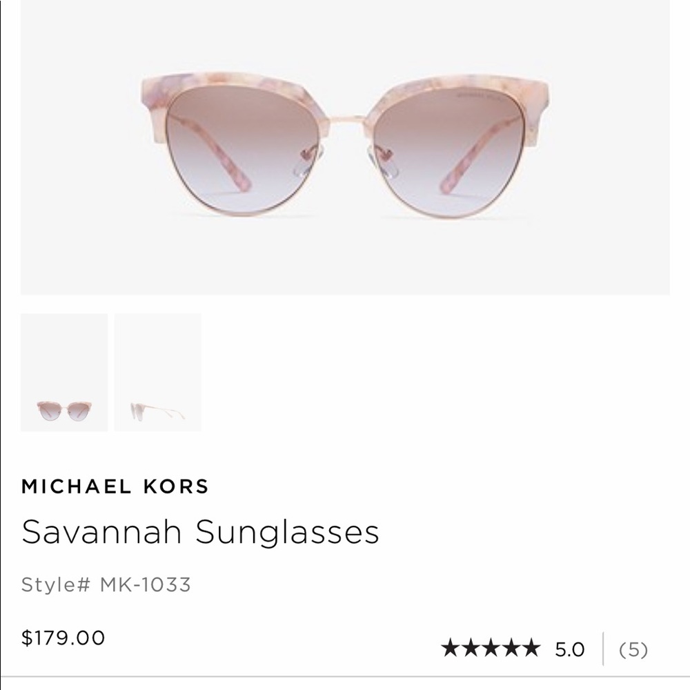 NEW & AUTHENTIC Michael Kors Savannah Sunglasses